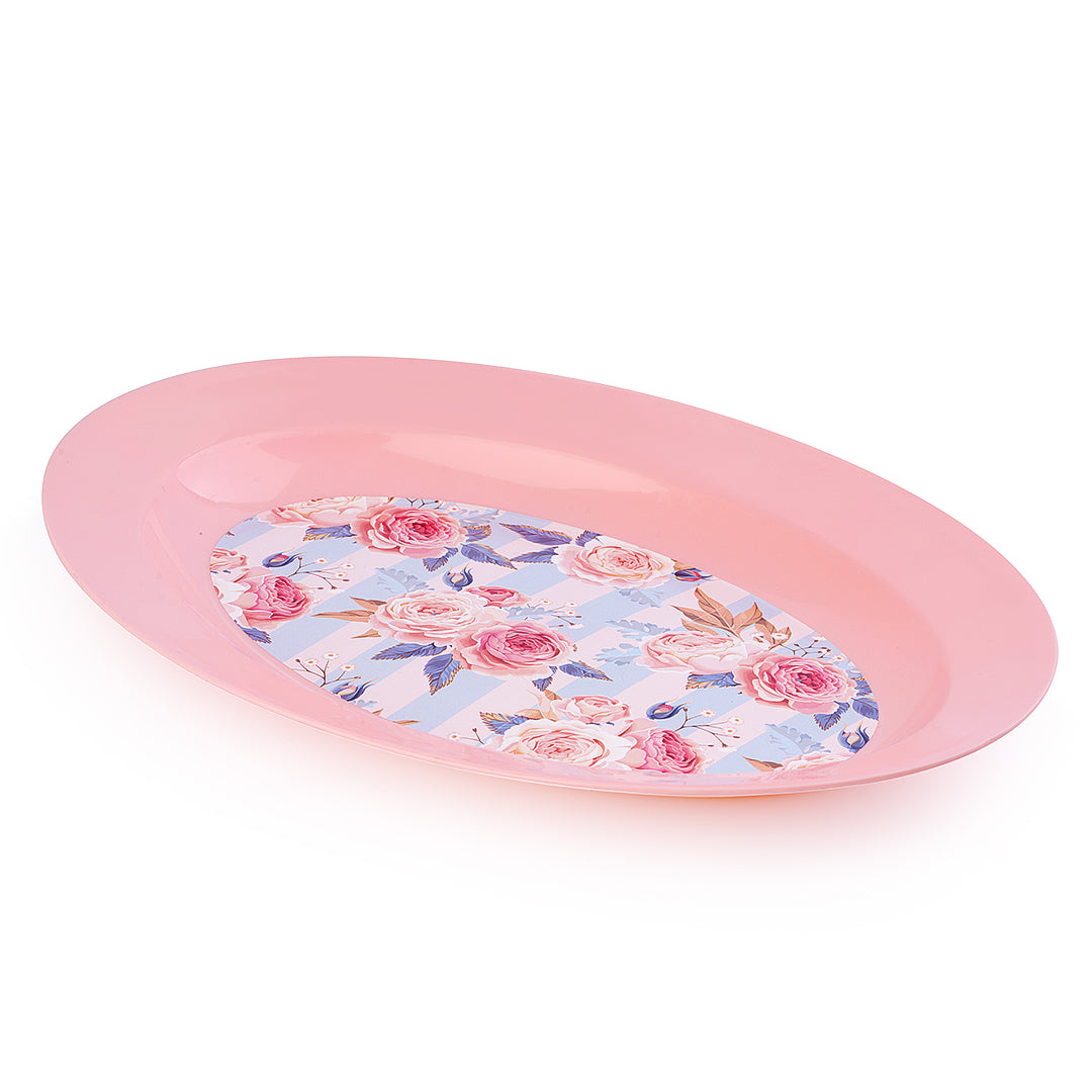 Oval Flower Plate (Size 5)