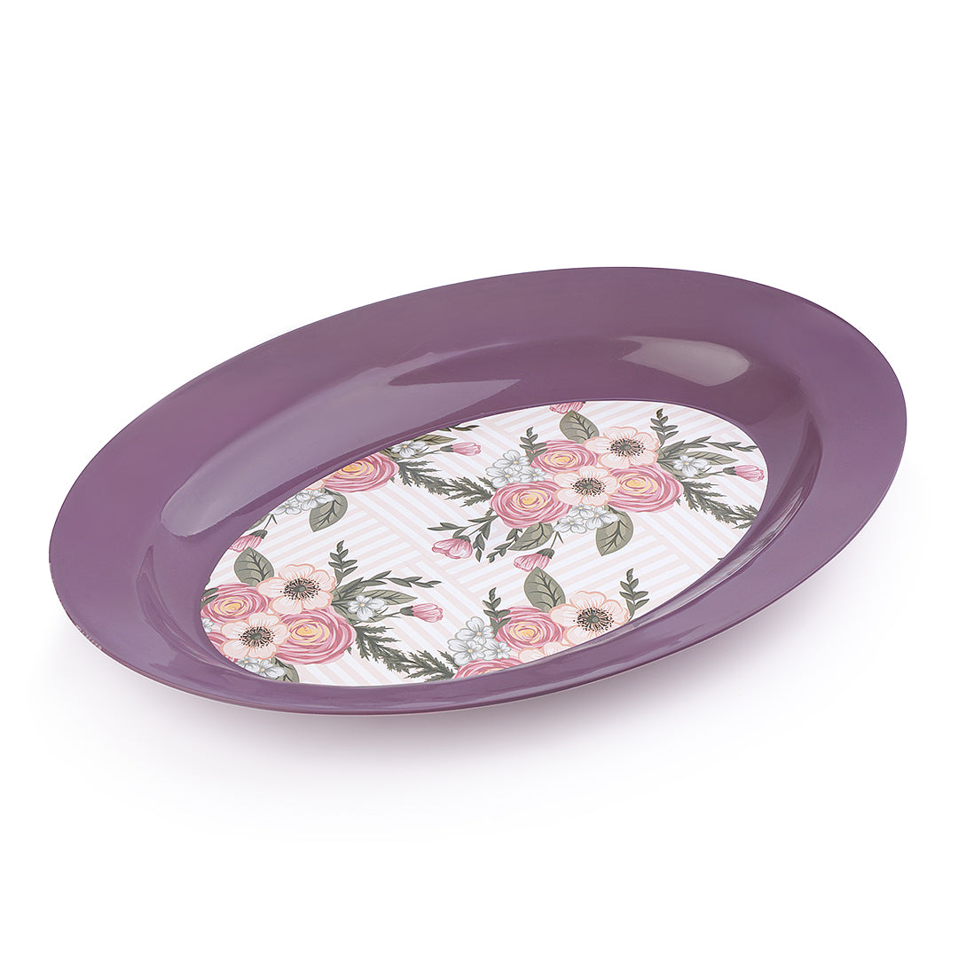 Oval Flower Plate (Size 5)