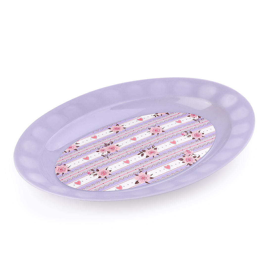 Oval Flower Plate (Size 5)