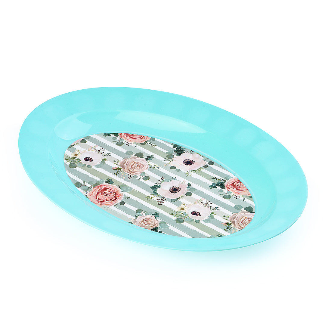 Oval Flower Plate (Size 5)