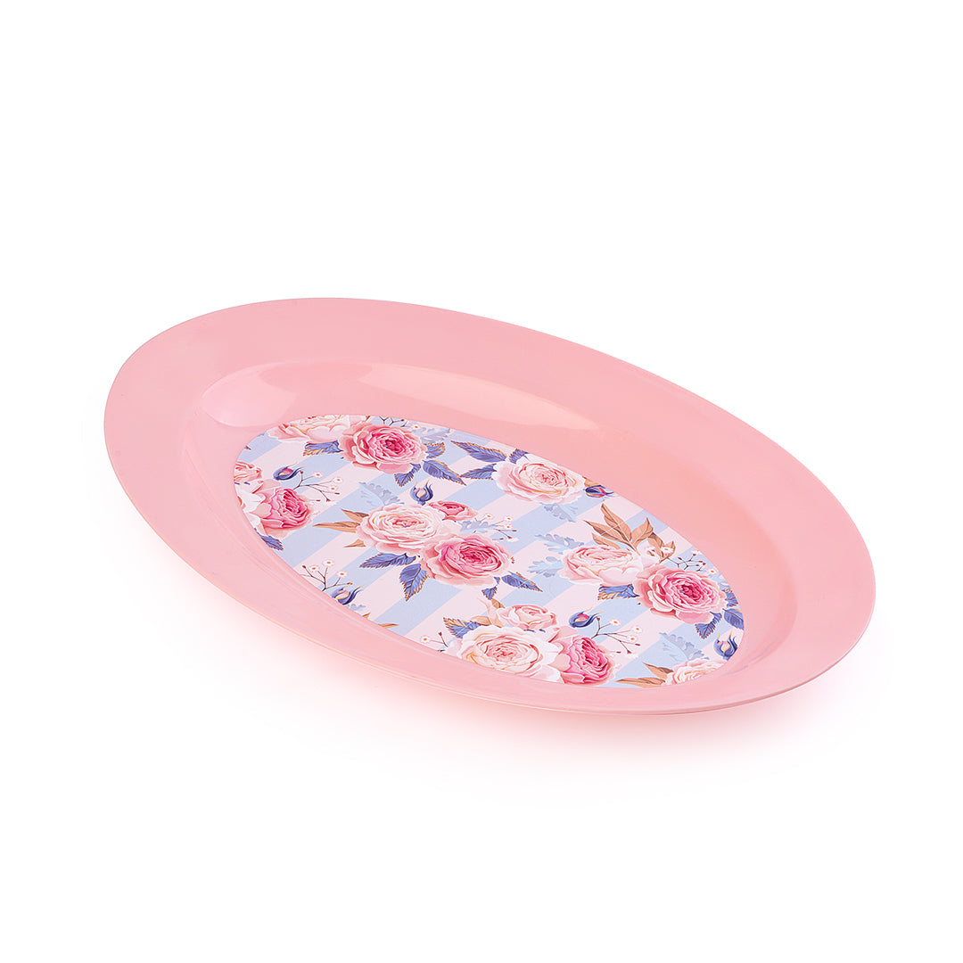Oval Flower Plate (Size 4)