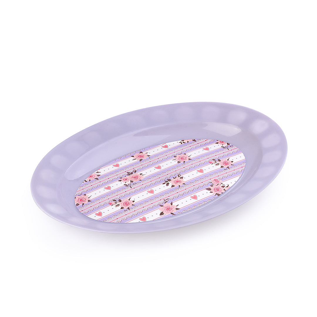 Oval Flower Plate (Size 3)