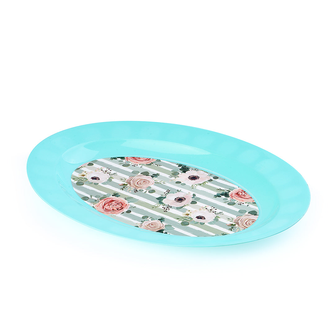 Oval Flower Plate (Size 4)