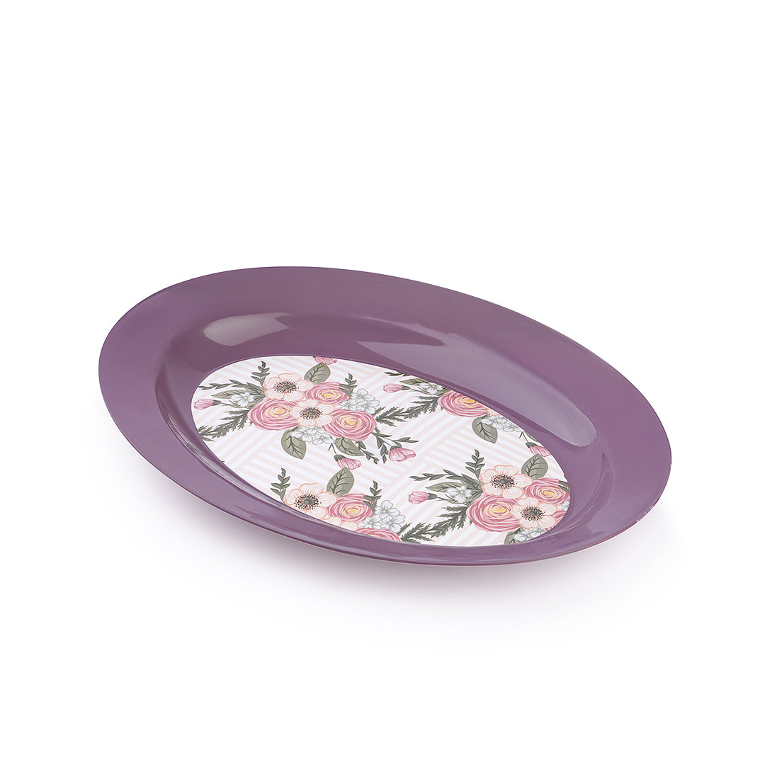 Oval Flower Plate (Size 3)