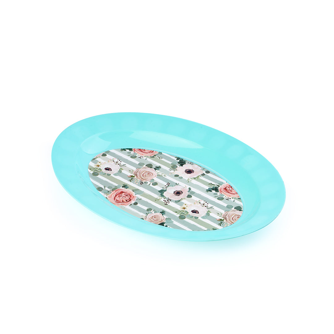Oval Flower Plate (Size 2)