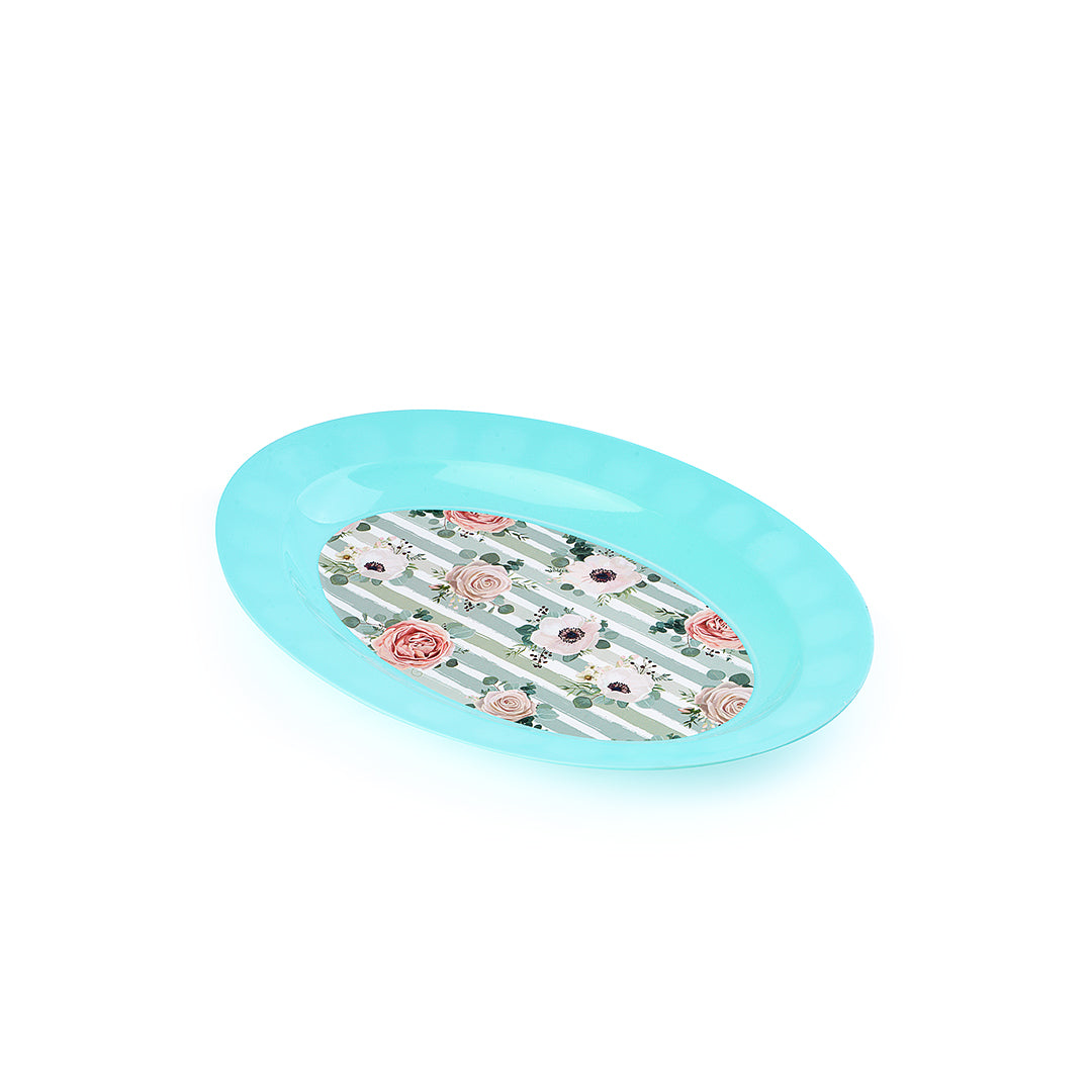 Oval Flower Plate (Size 1)