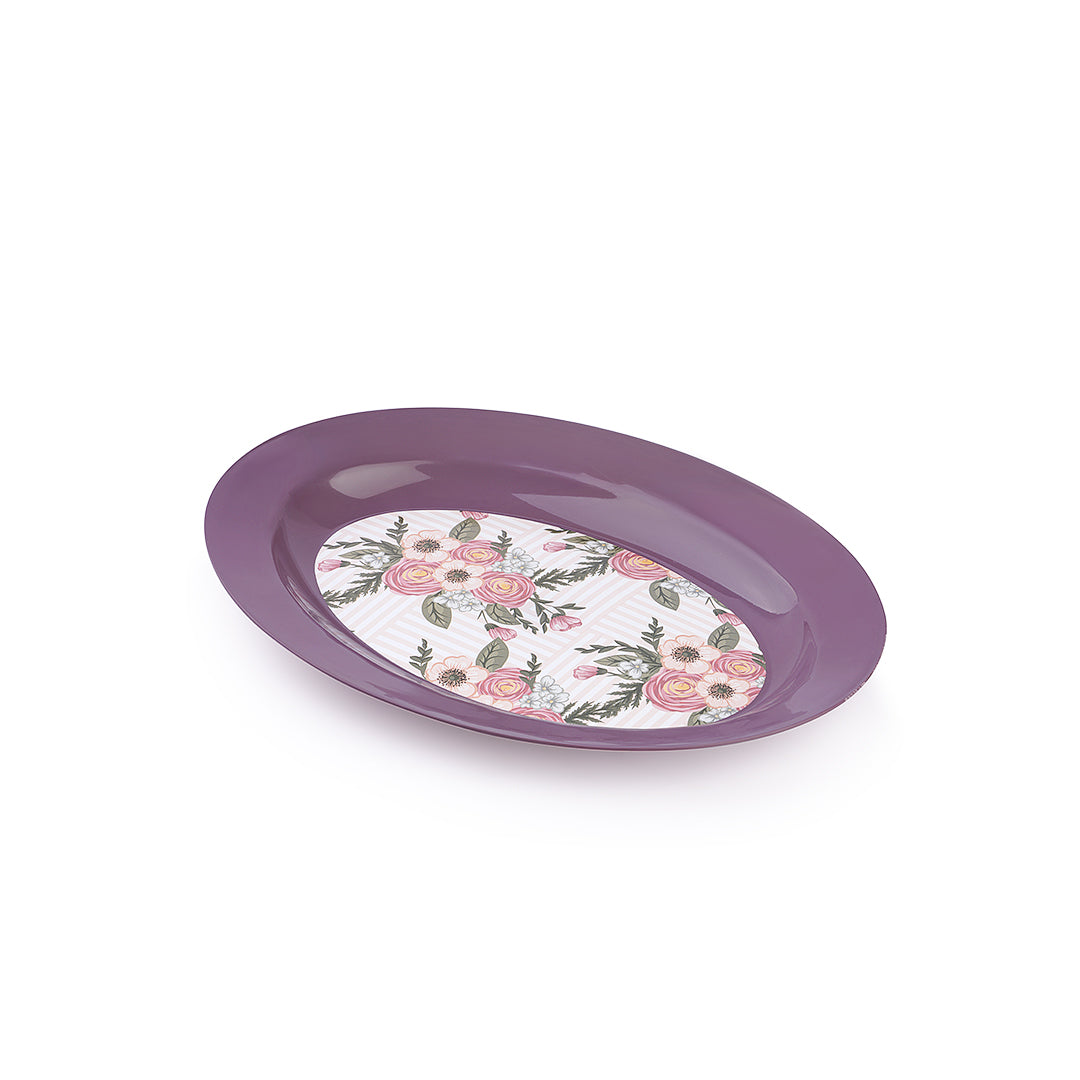Oval Flower Plate (Size 1)