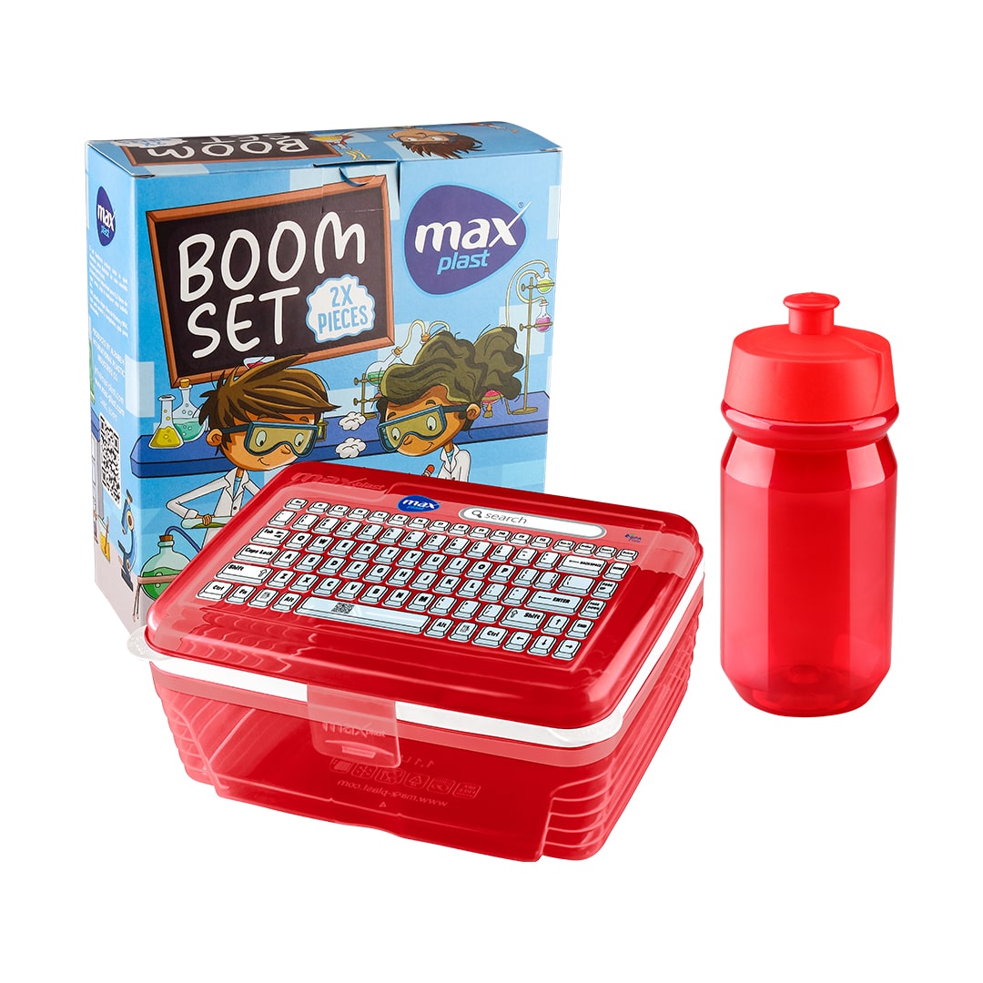 Lunch box &amp; Water Bottle Boom Set