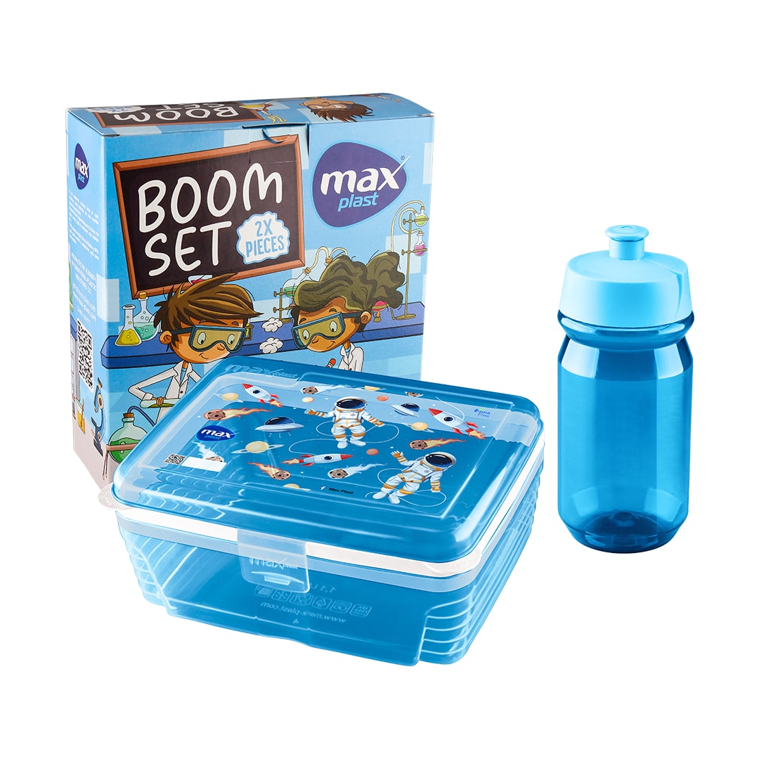 Lunch box &amp; Water Bottle Boom Set