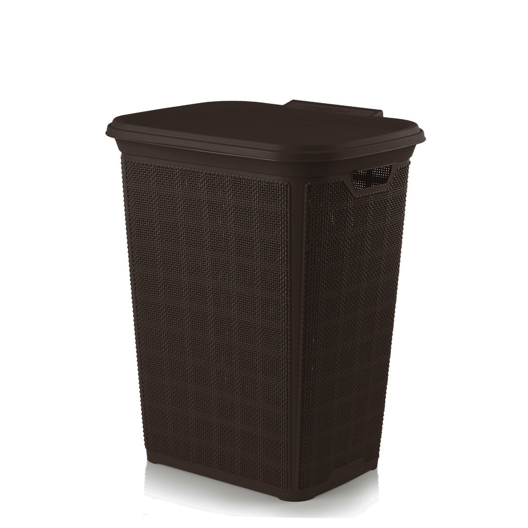 Laundry Basket Jutte With Cover (Boxed)