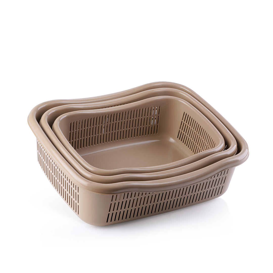Rectangular Strainer ( Set of 3 )