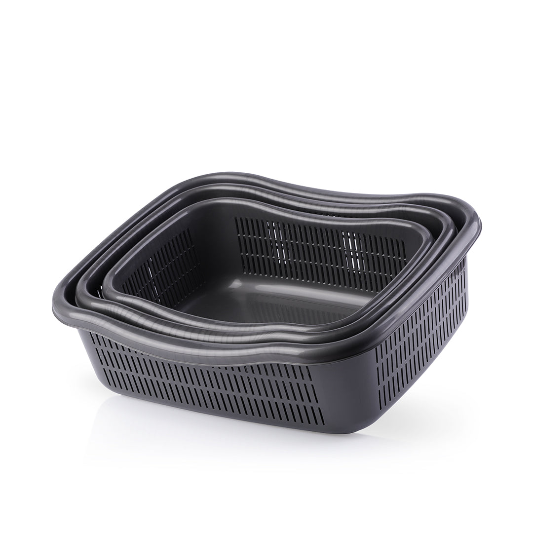 Rectangular Strainer ( Set of 3 )