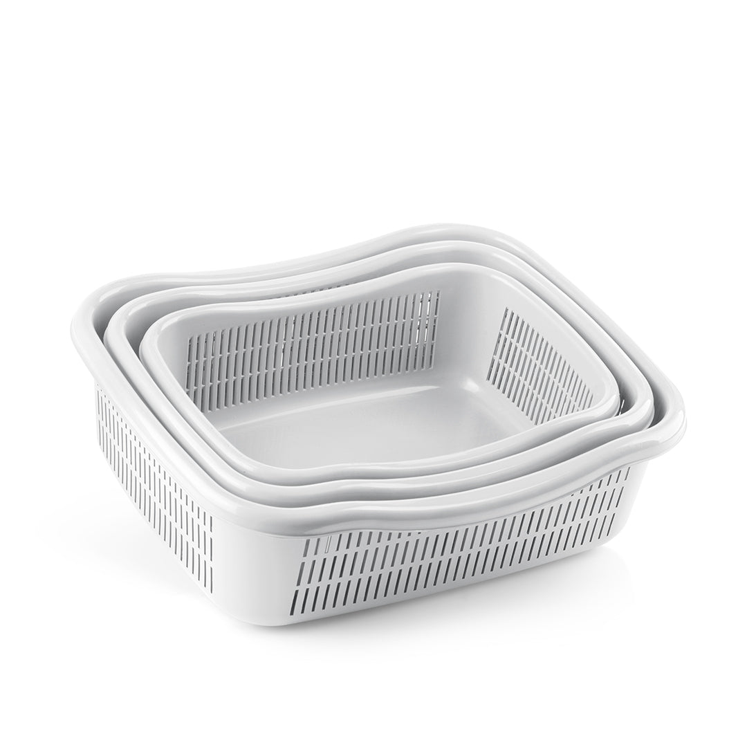 Rectangular Strainer ( Set of 3 )