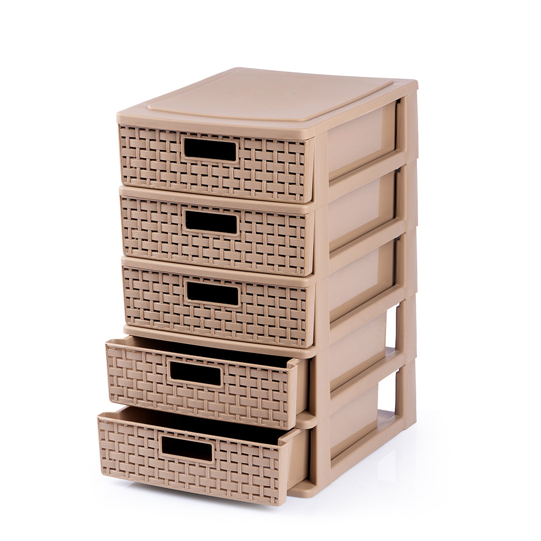 Rattan Drawers 5 Layers
