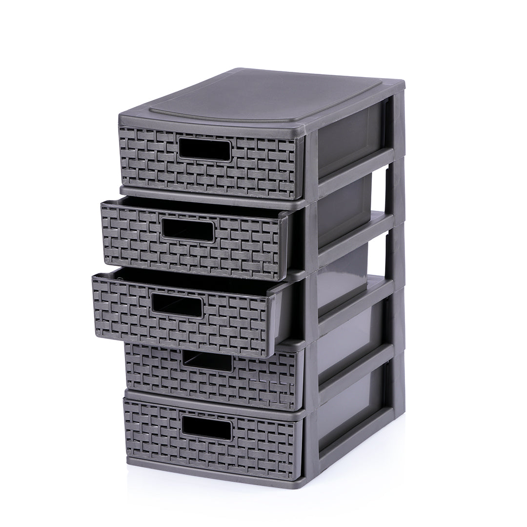 Rattan Drawers 5 Layers