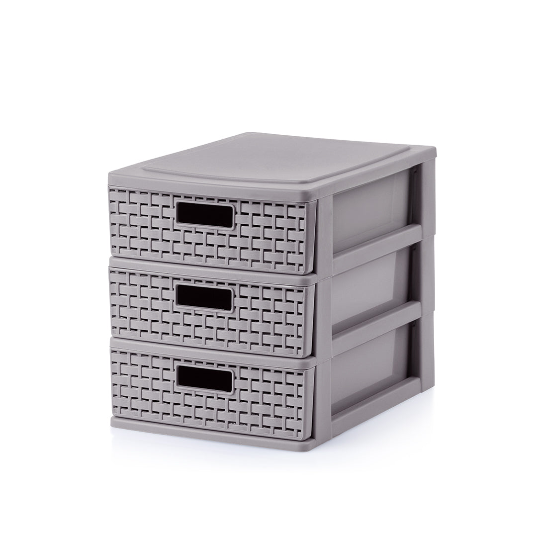 Rattan Drawers 3 Layers