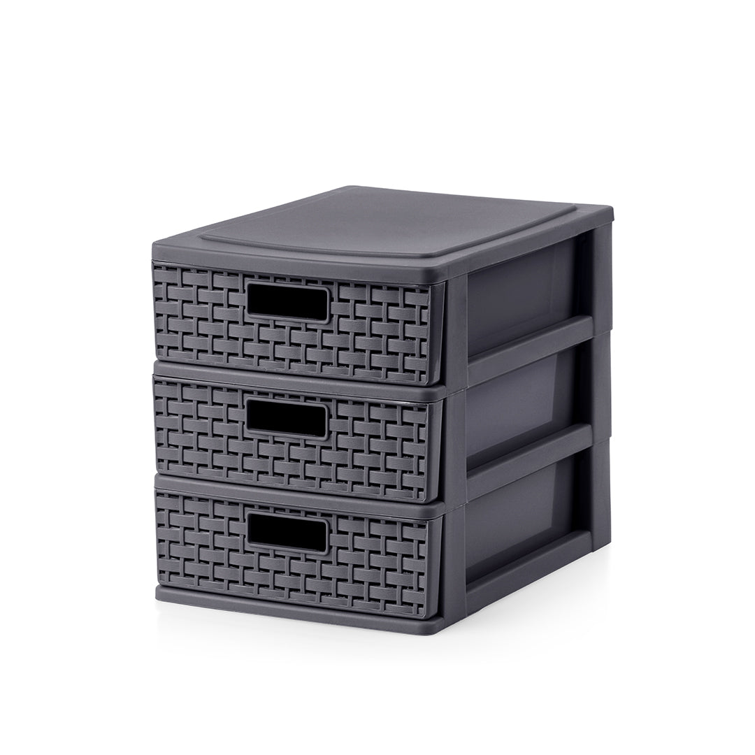 Rattan Drawers 3 Layers