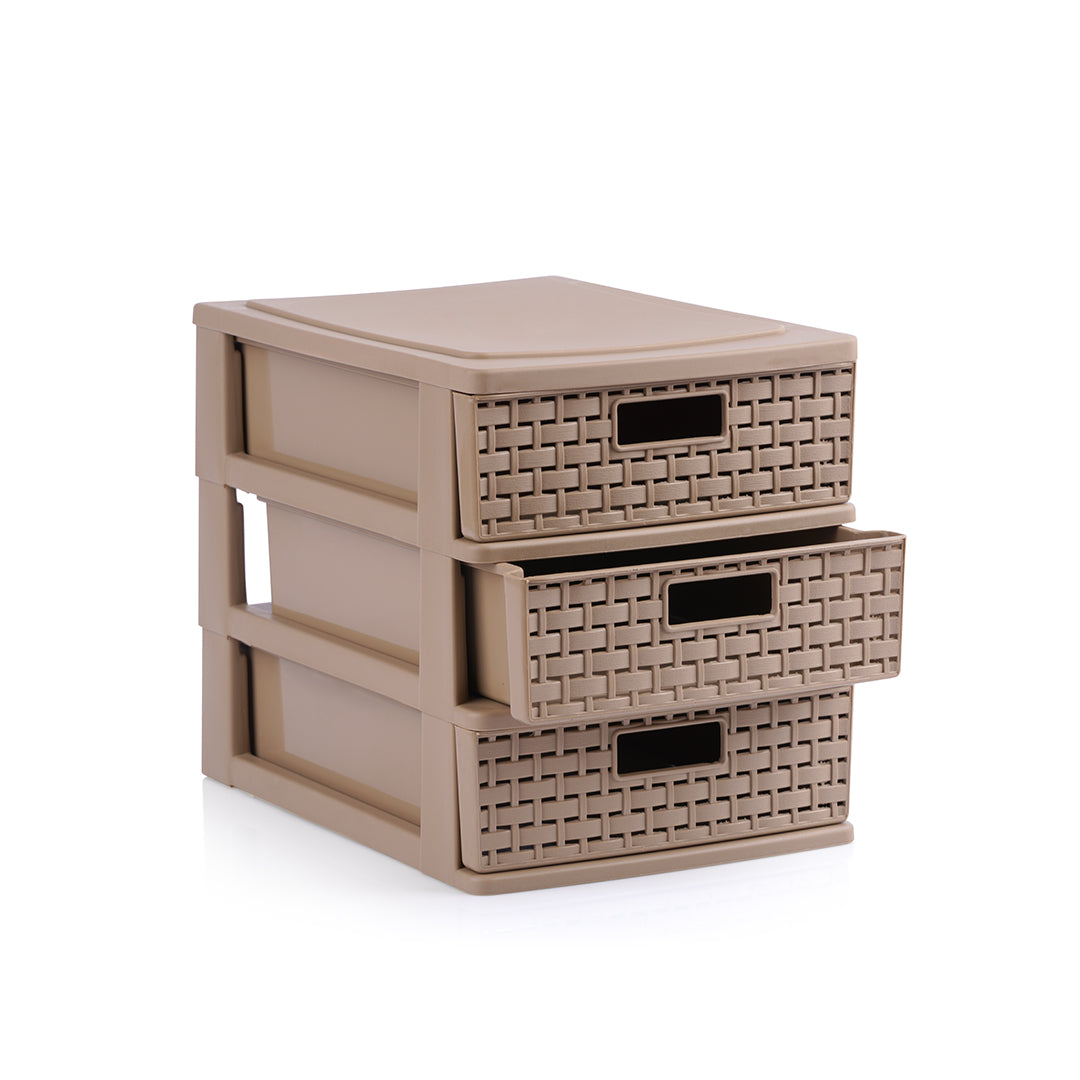 Rattan Drawers 3 Layers