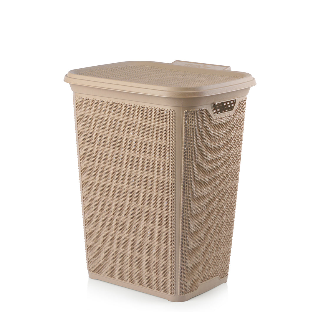 Laundry Basket Jutte With Cover (Boxed)