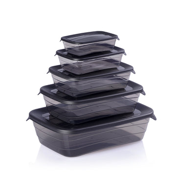 Rectangular food container set of 5 pc