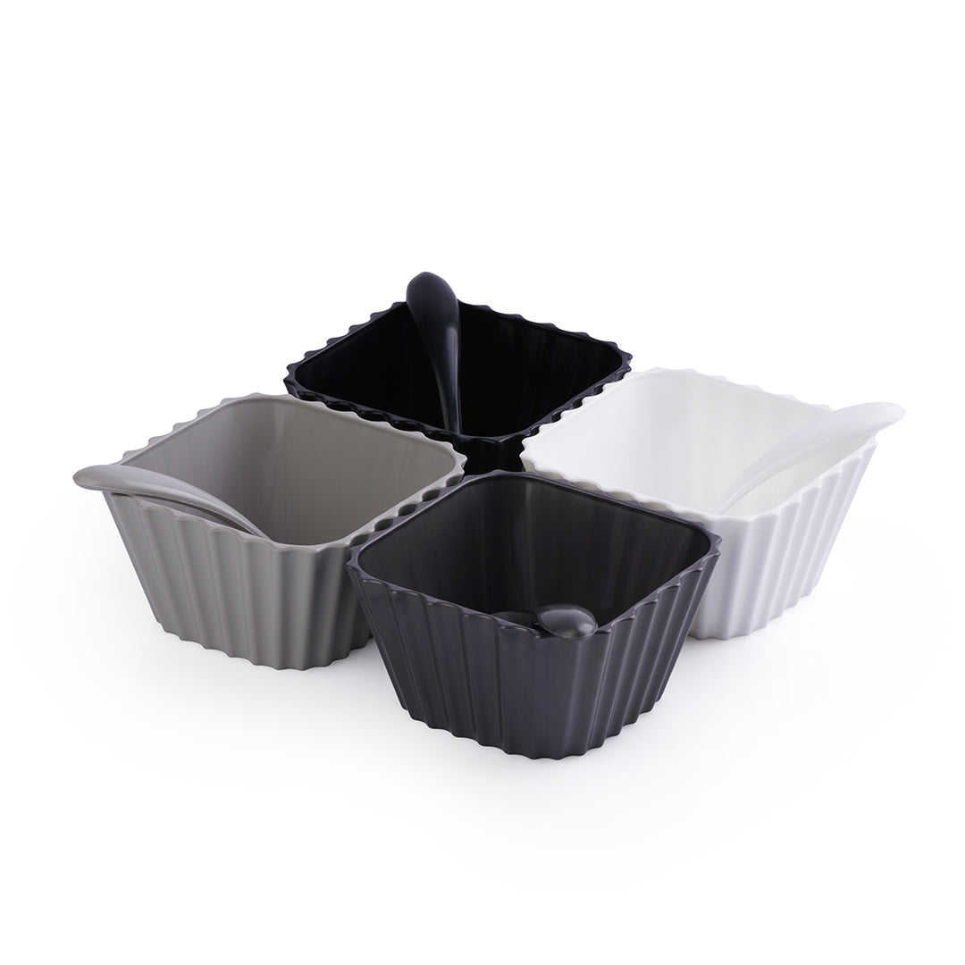 Square Fruity set of 4