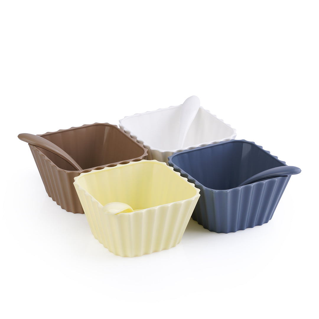 Square Fruity set of 4