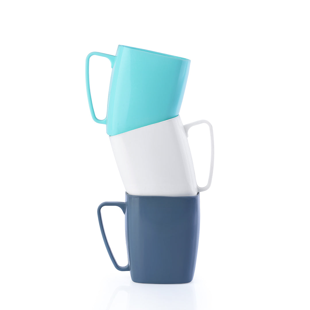 Square Mug Set of 3