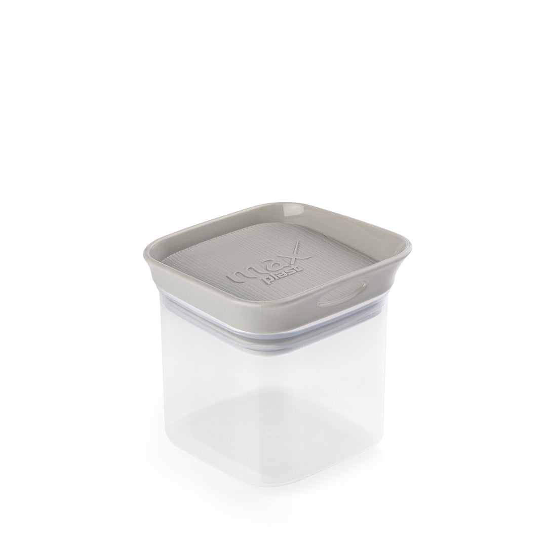 Woody Square Stackable Jar (600 ml)