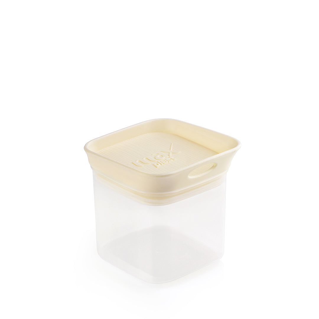 Woody Square Stackable Jar (600 ml)