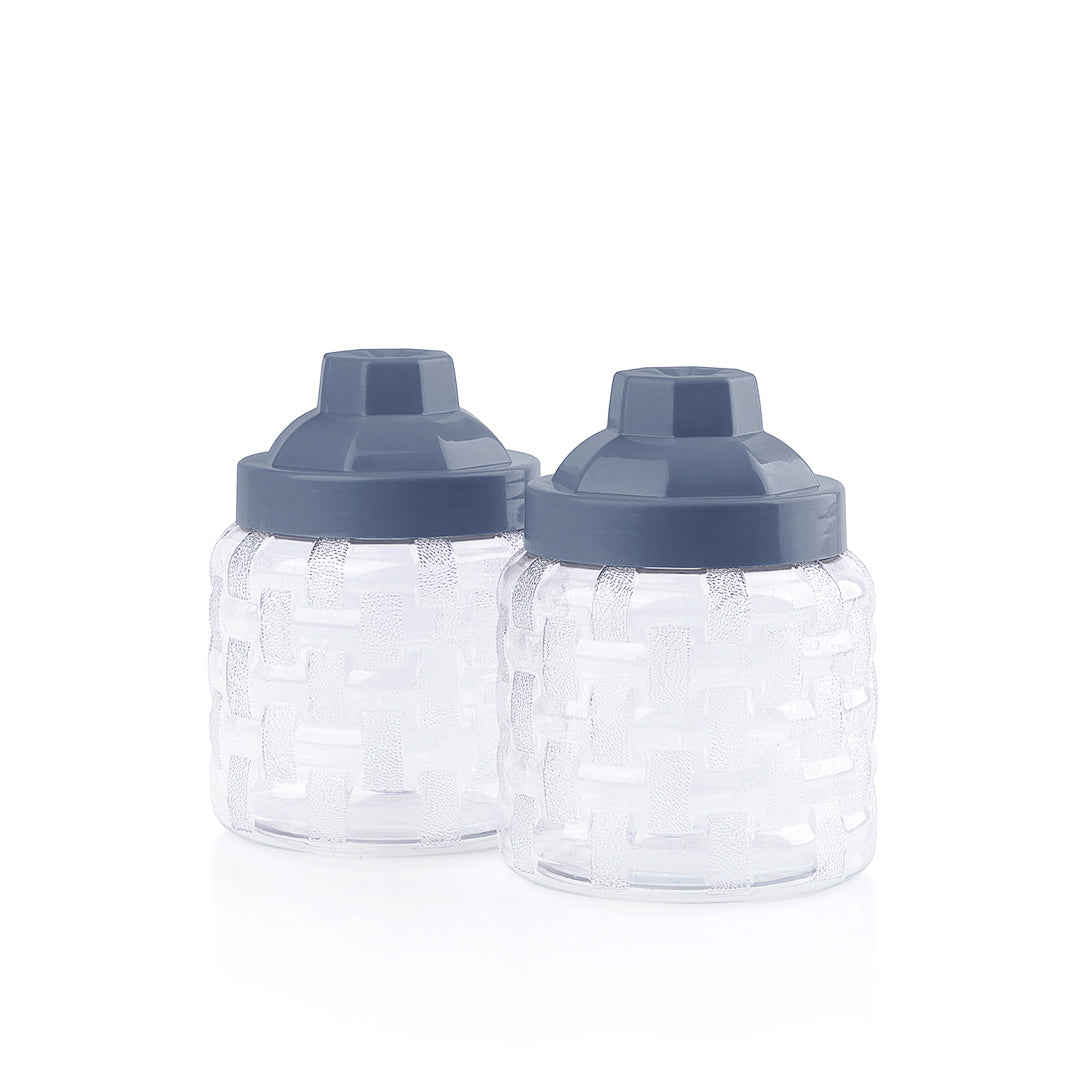 Rattan Jars Set 2 890 ml