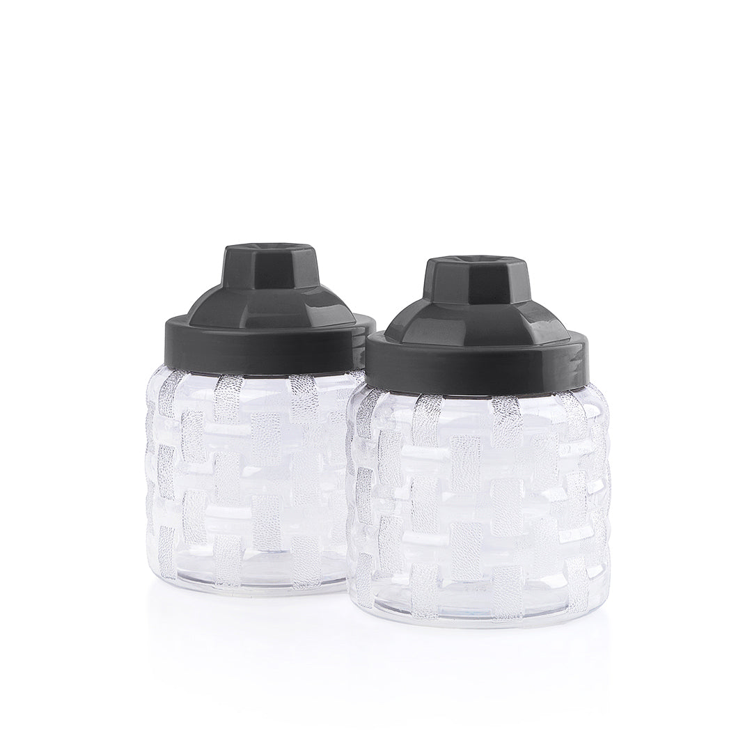 Rattan Jars Set 2 890 ml
