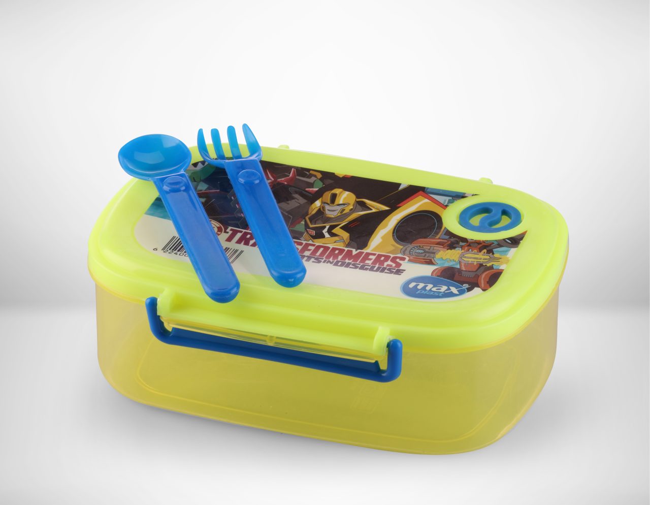 Lunch Box with Spoon &amp; Fork 