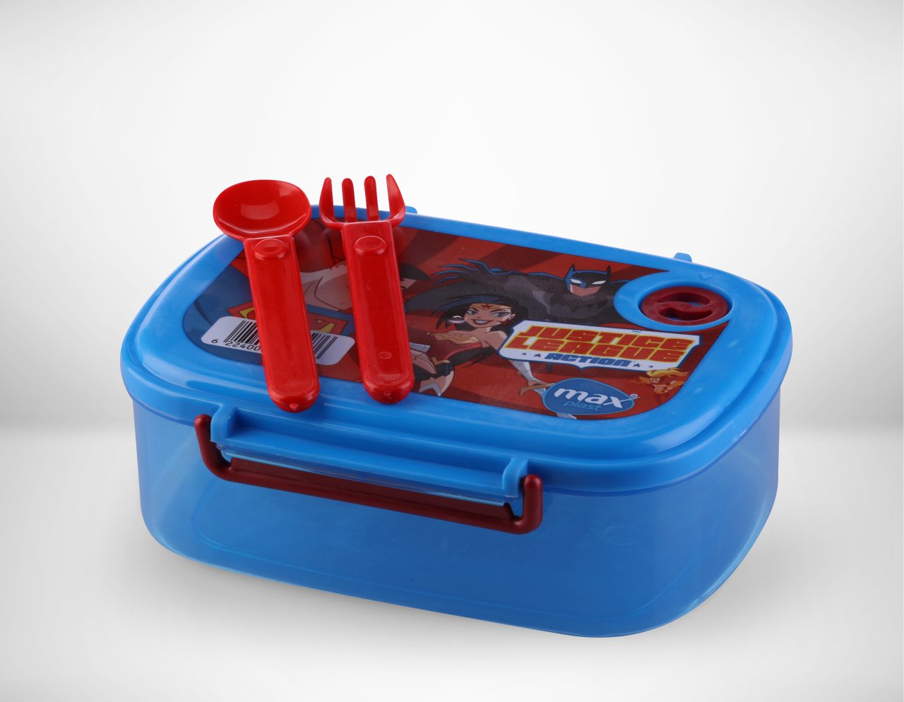 Lunch Box with Spoon &amp; Fork 