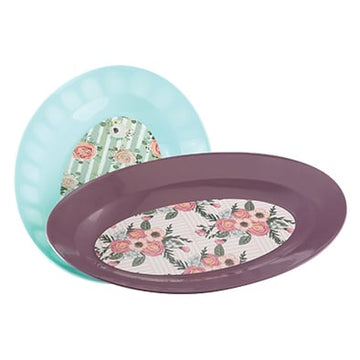 Oval Flower Plate (Size 1)
