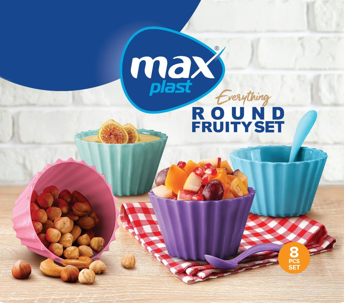 Round Fruity set of 4