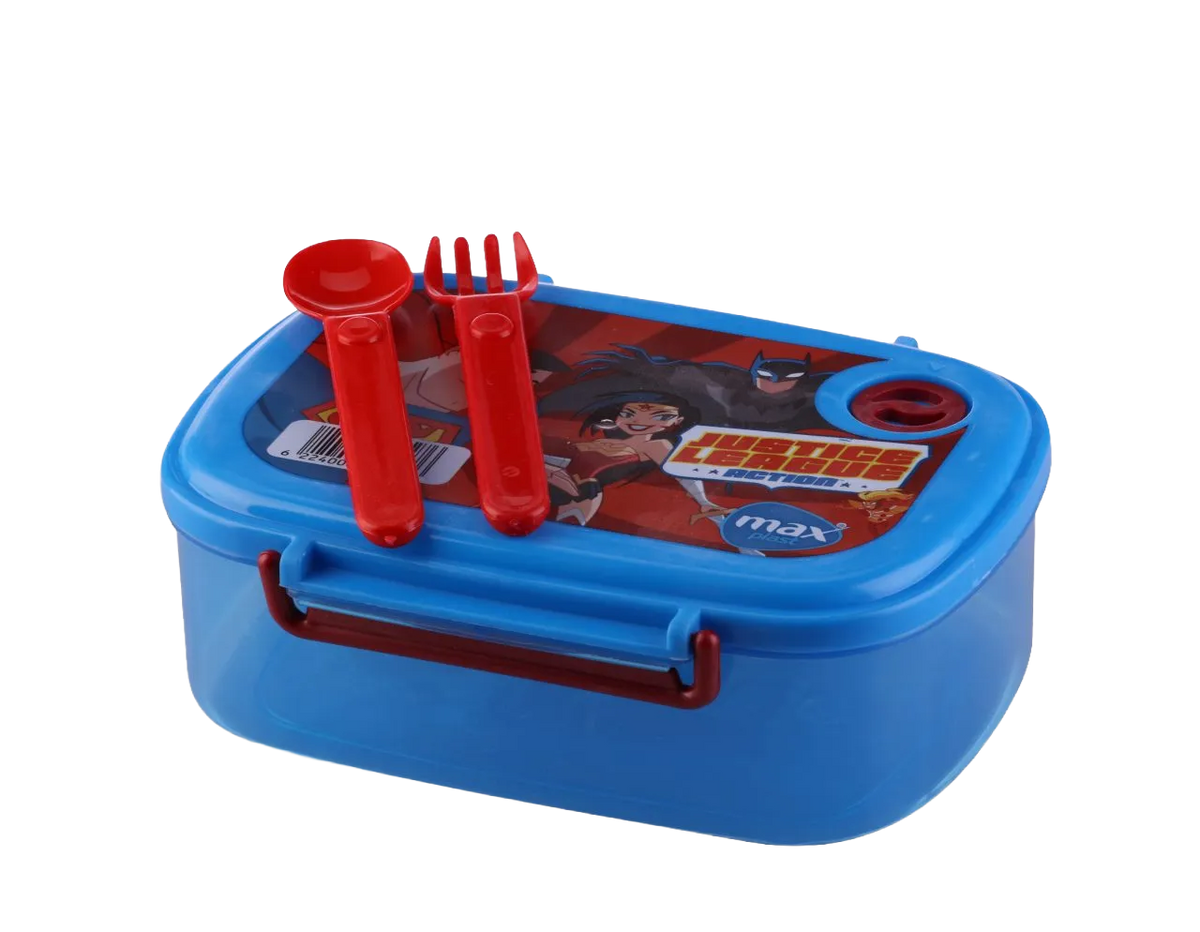 Lunch Box with Spoon &amp; Fork 